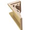 Ekena Millwork 12"W x 12"D x 24"H Wide Sheridan Rough Cedar Woodgrain TimberThane Corbel, Primed Tan CORUR12X12X24SHERCPR - alternate 3